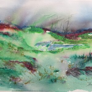 The Fields Aflame with Quiet Light