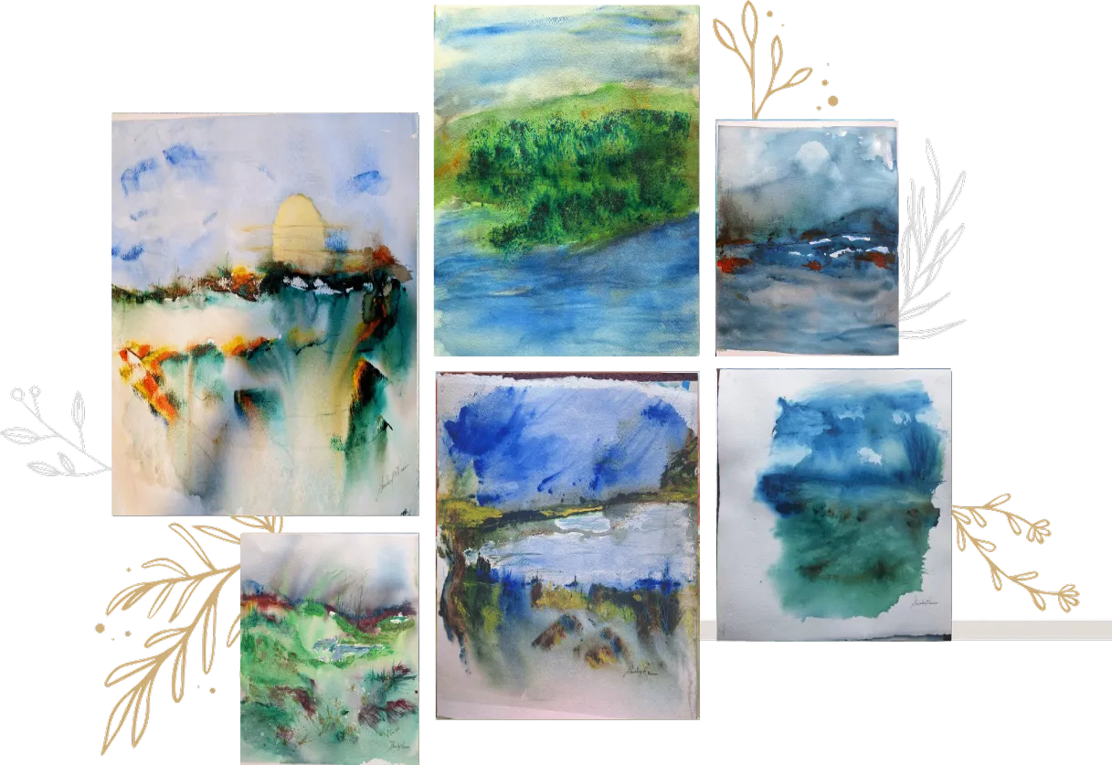Abstract Art painting for living room