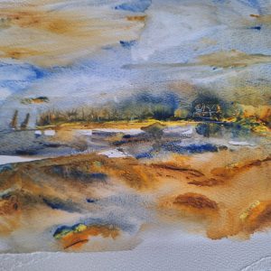 Evening Golden Marsh