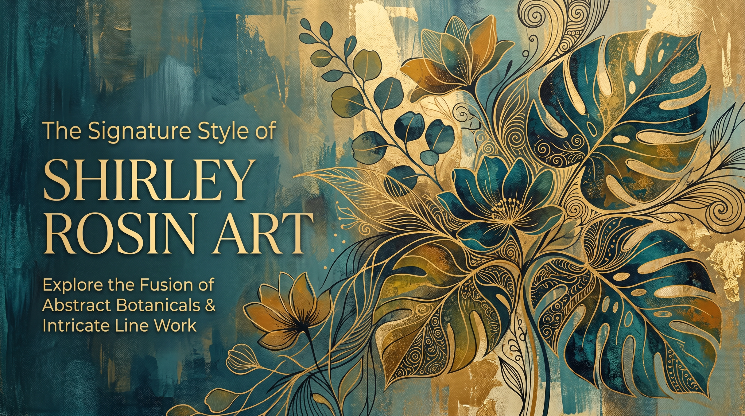 The Signature Style of Shirley Rosin Art | Abstract Art Explained